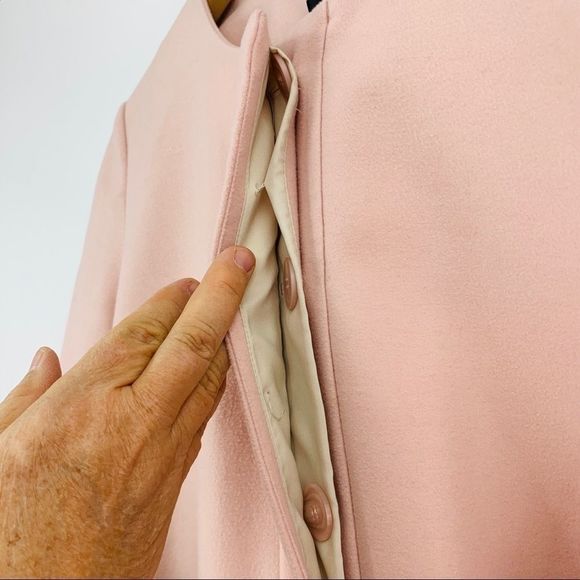 Halogen Jacket M Petite 9449 Ruffle Tie Button - Picture 7 of 11